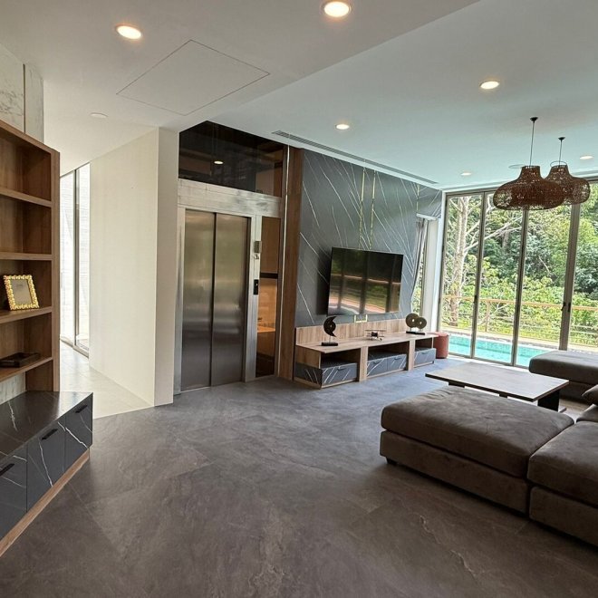 เลคฟร้อนท์วิลล่าบ้านมานิค-5 ห้องนอน (ID 155)