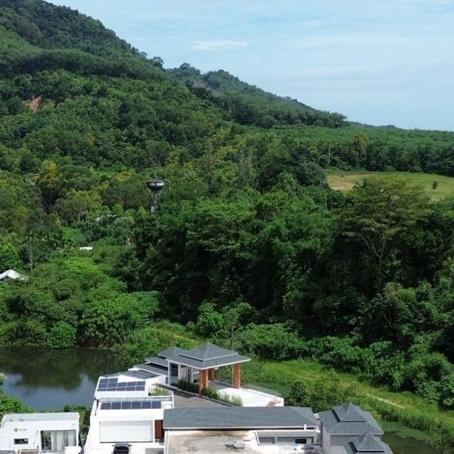 เลคฟร้อนท์วิลล่าบ้านมานิค-5 ห้องนอน (ID 155)