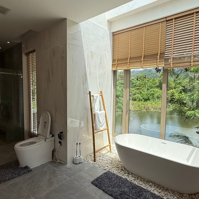 เลคฟร้อนท์วิลล่าบ้านมานิค-5 ห้องนอน (ID 155)