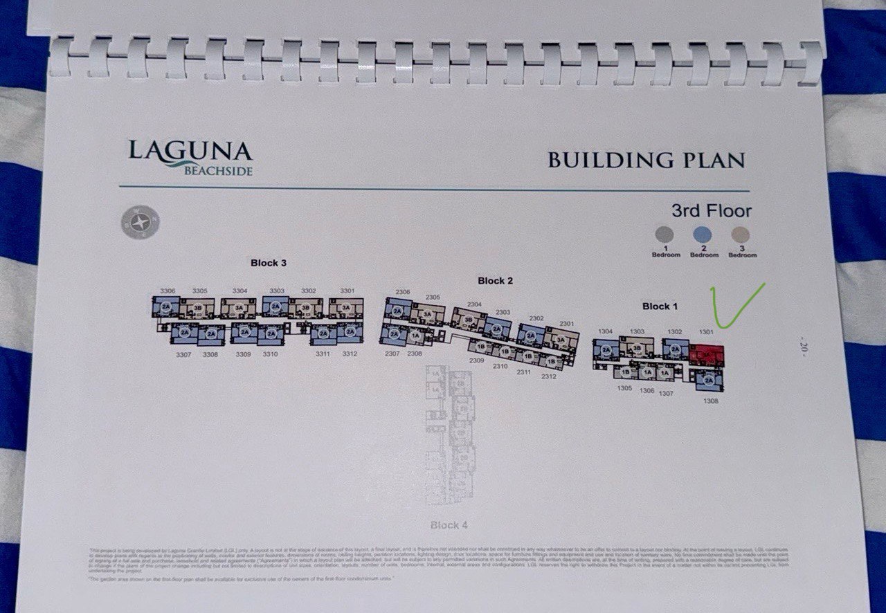 Laguna Beachside — 3 спальни, 133 м², юнит LBS1301 (ID 426)