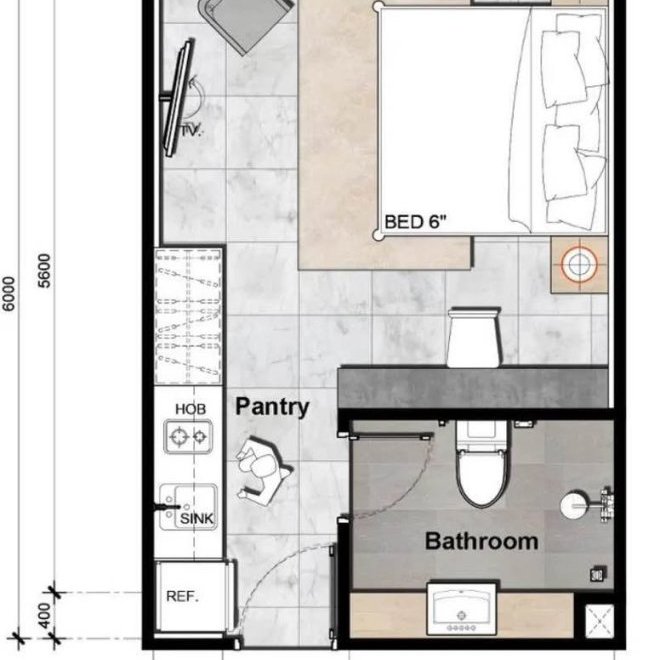 Продажа 1-спальной квартиры в UTOPIA Mini (ID 374)