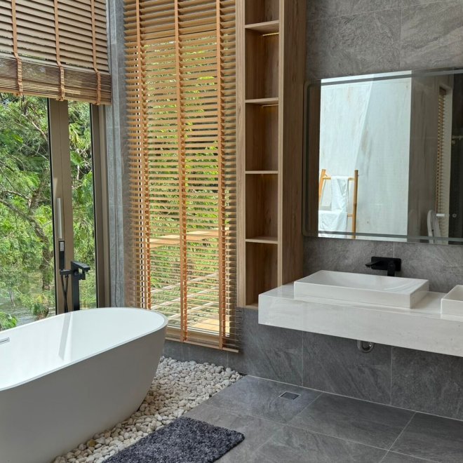 เลคฟร้อนท์วิลล่าบ้านมานิค-5 ห้องนอน (ID 155)