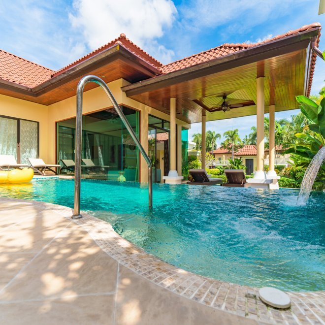 Аренда — роскошная вилла с 3+1 спальнями рядом с пляжем БангТао (ID 288)