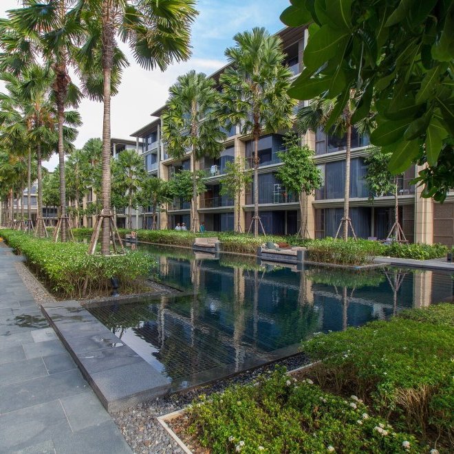 อพาร์ทเมนท์ 2 ห้องนอนในบ้านไม้ขาว (ID 134)