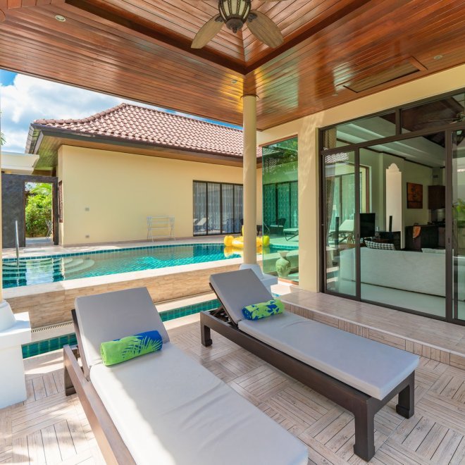 Аренда — роскошная вилла с 3+1 спальнями рядом с пляжем БангТао (ID 288)