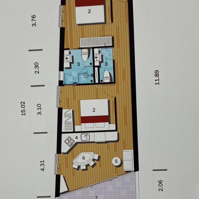 2 bedroom apartment for sale in Kata ocean view (ID 348)