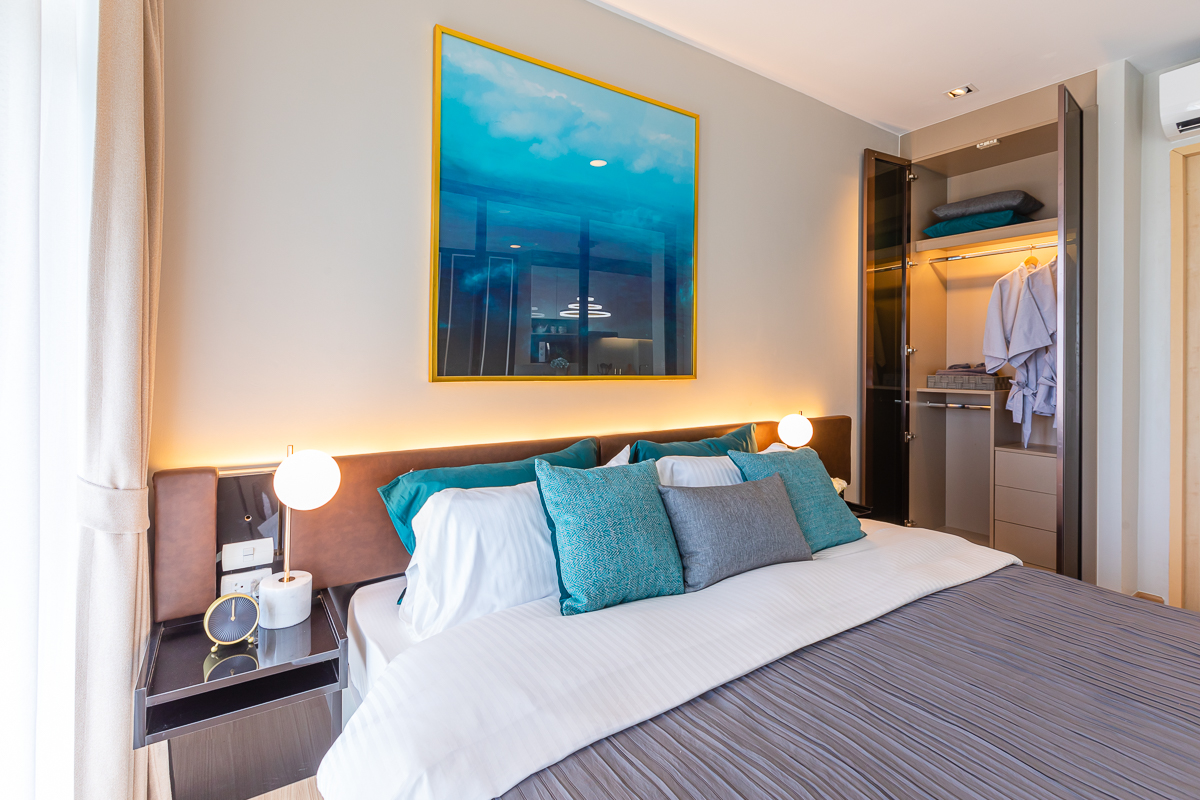 อพาร์ตเมนต์ 1 ห้องนอนพร้อมวิวทะเลในปาล์เมตโต 1 (ID 179)