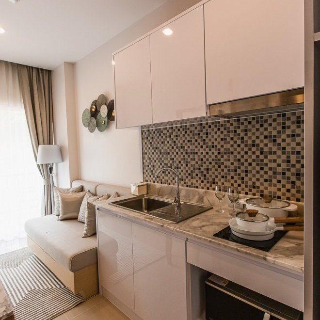 อพาร์ตเมนต์ 1 ห้องนอนพร้อมวิวทะเลในปาล์เมตโต 1 (ID 179)