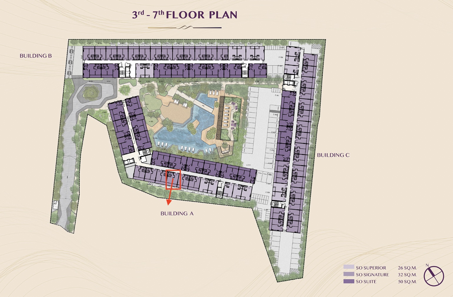 So Origin Bangtao的1卧室公寓 (ID 50)