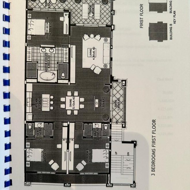 Продажа 3 спальной квартиры в The Pearl of Naithon, юнит FF-01 (ID 428)