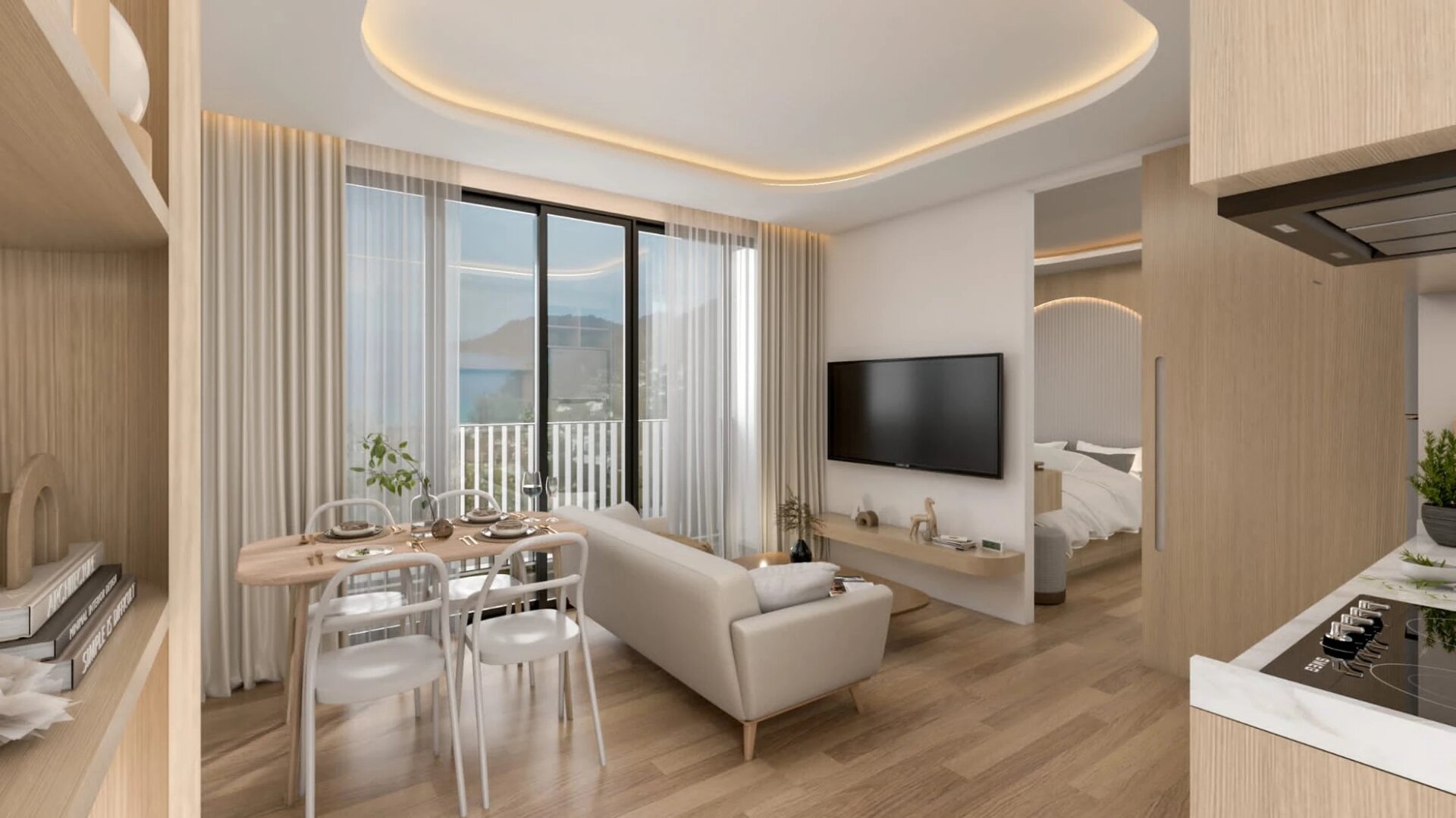 2-к. вторичная квартира, 47 м² в FANTASEA CONDO KAMALA (ID 715)