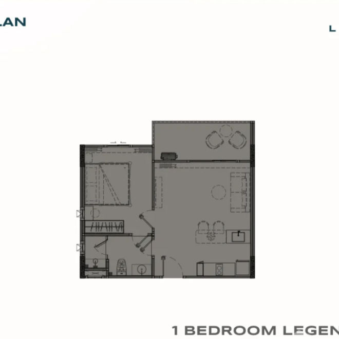 Продажа 1-спальной квартиры в The Title Legendary 51.0 м² (ID 445)