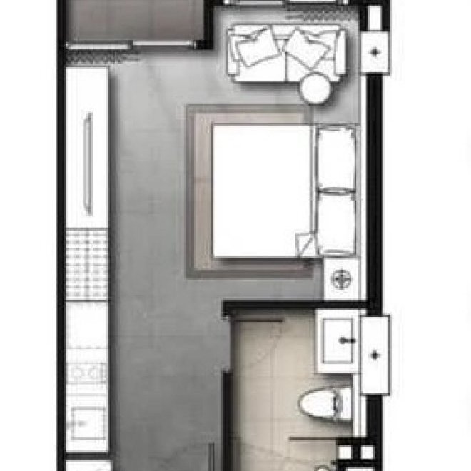 1-к. вторичная квартира, 32 м² в THE PANORA ESTUARIA (ID 723)