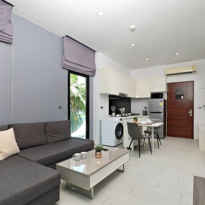 อพาร์ตเมนต์ 1 ห้องนอนในยูโทเปียเรสซิเดนซ์ (ID 89)