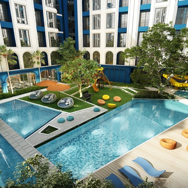 Above Element Condominium — 1 спальня, 47 м², юнит В308 (ID 474)