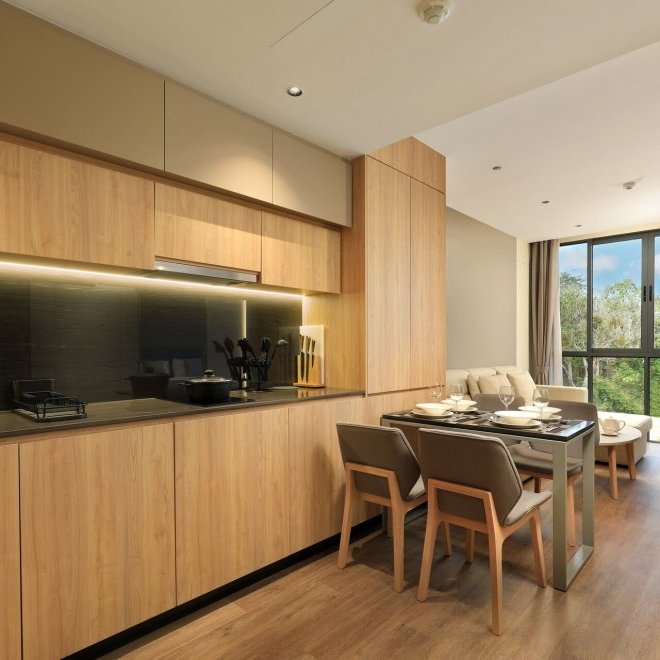 拉扬绿色公园一卧室公寓 (ID 54)