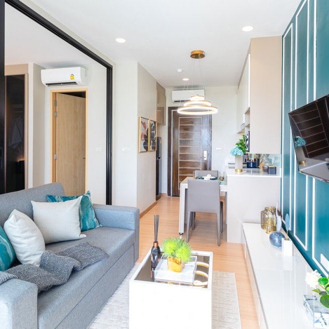 อพาร์ตเมนต์ 1 ห้องนอนพร้อมวิวทะเลในปาล์เมตโต 1 (ID 179)