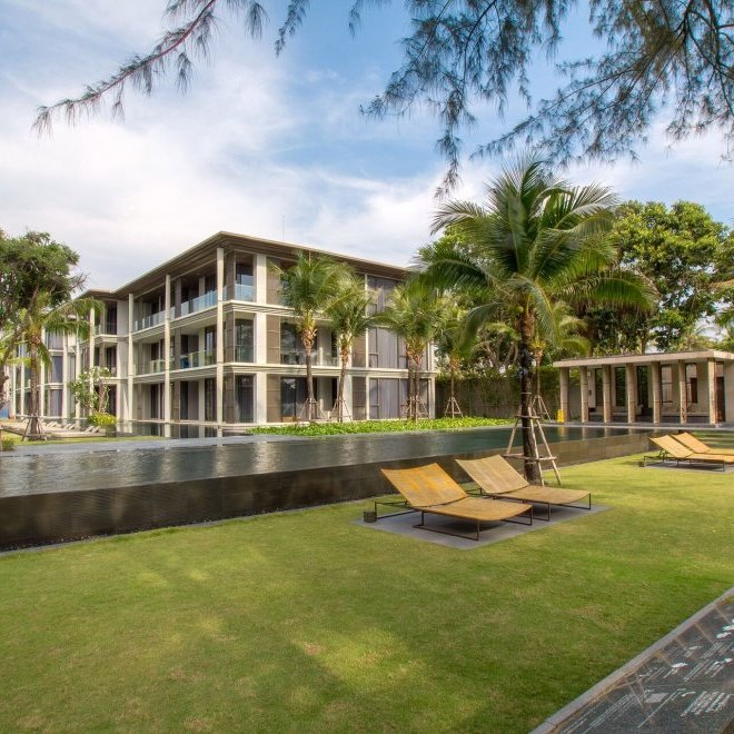 อพาร์ทเมนท์ 2 ห้องนอนในบ้านไม้ขาว (ID 134)