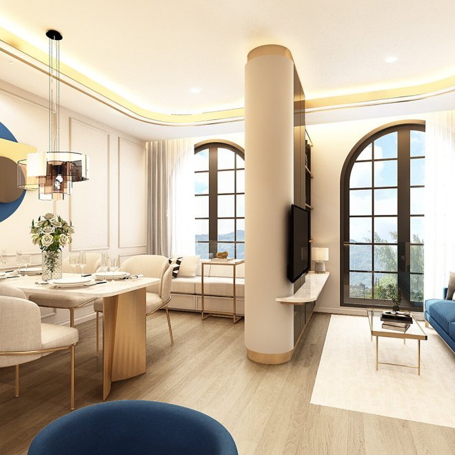 Above Element Condominium — 1 спальня, 47 м², юнит В308 (ID 474)