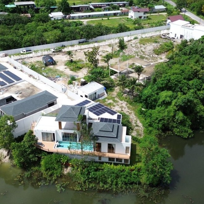 เลคฟร้อนท์วิลล่าบ้านมานิค-5 ห้องนอน (ID 155)