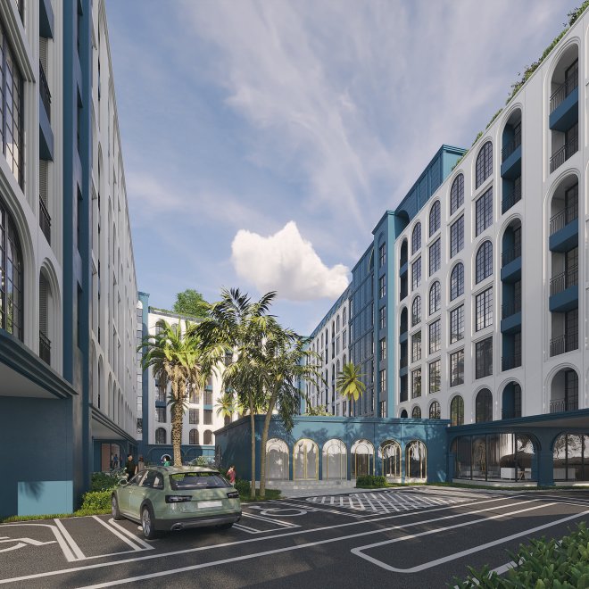 Above Element Condominium — 1 спальня, 35 м², юнит A427 (ID 473)