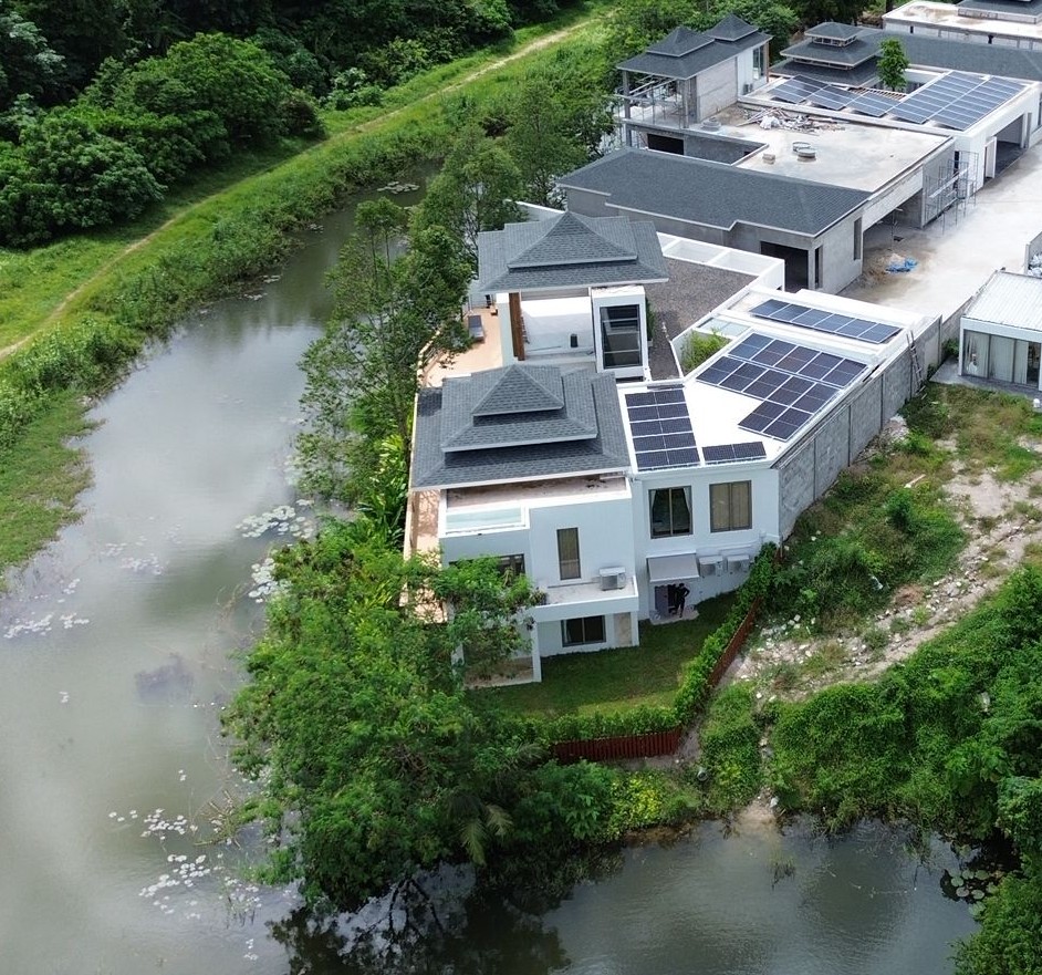 เลคฟร้อนท์วิลล่าบ้านมานิค-5 ห้องนอน (ID 155)