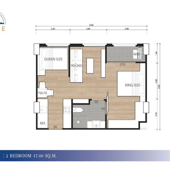 Продам 2 спальную квартиру в Above Element (ID 36)