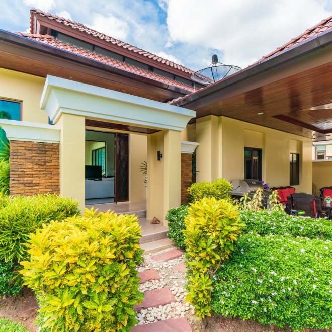 Аренда — роскошная вилла с 3+1 спальнями рядом с пляжем БангТао (ID 288)