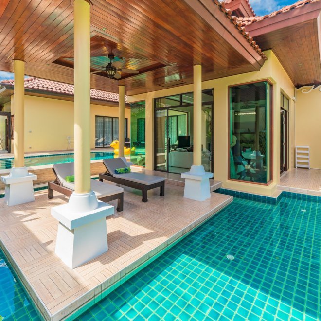 Аренда — роскошная вилла с 3+1 спальнями рядом с пляжем БангТао (ID 288)