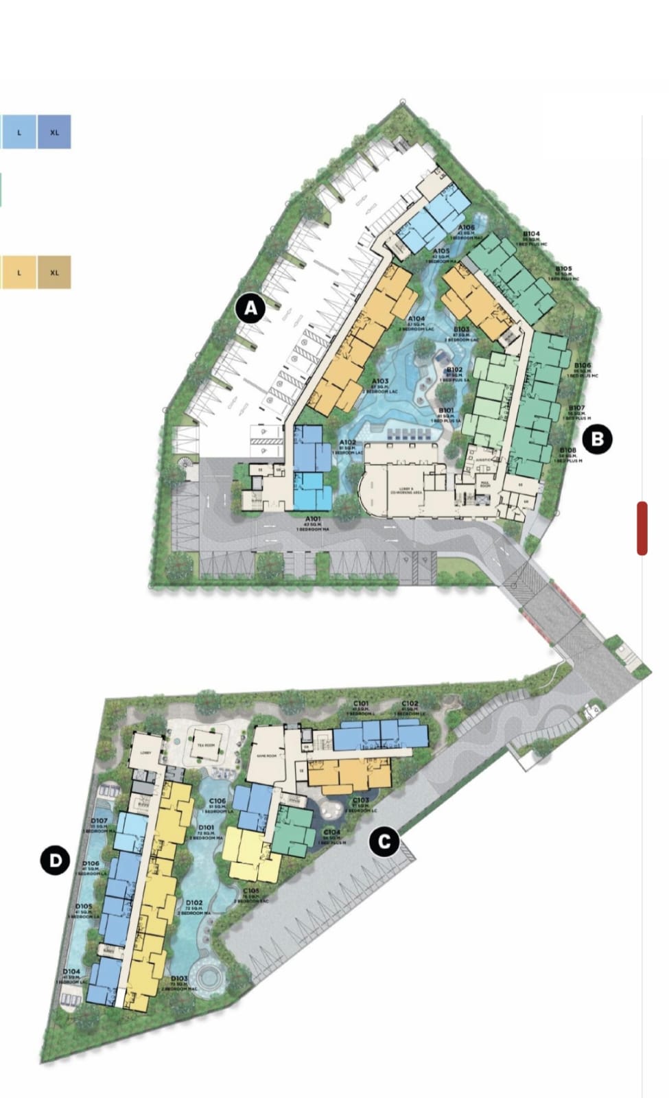 1-room apartment, The Title Cielo Rawai, unit CRB303 (ID 271)