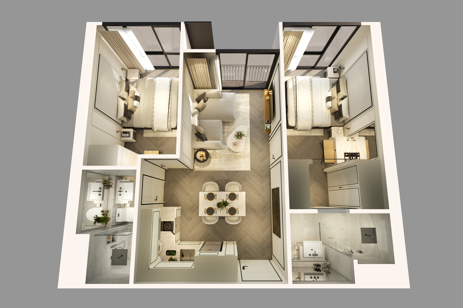 Квартира в The Ozone Signature (ID 10)