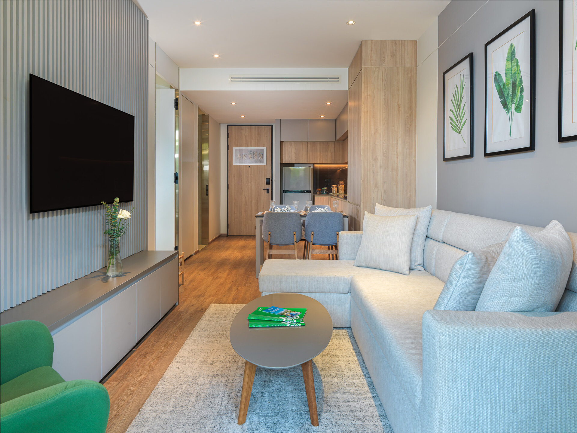 ลายันกรีนพาร์คเฟส 1—2 ห้องนอน (ID 146)