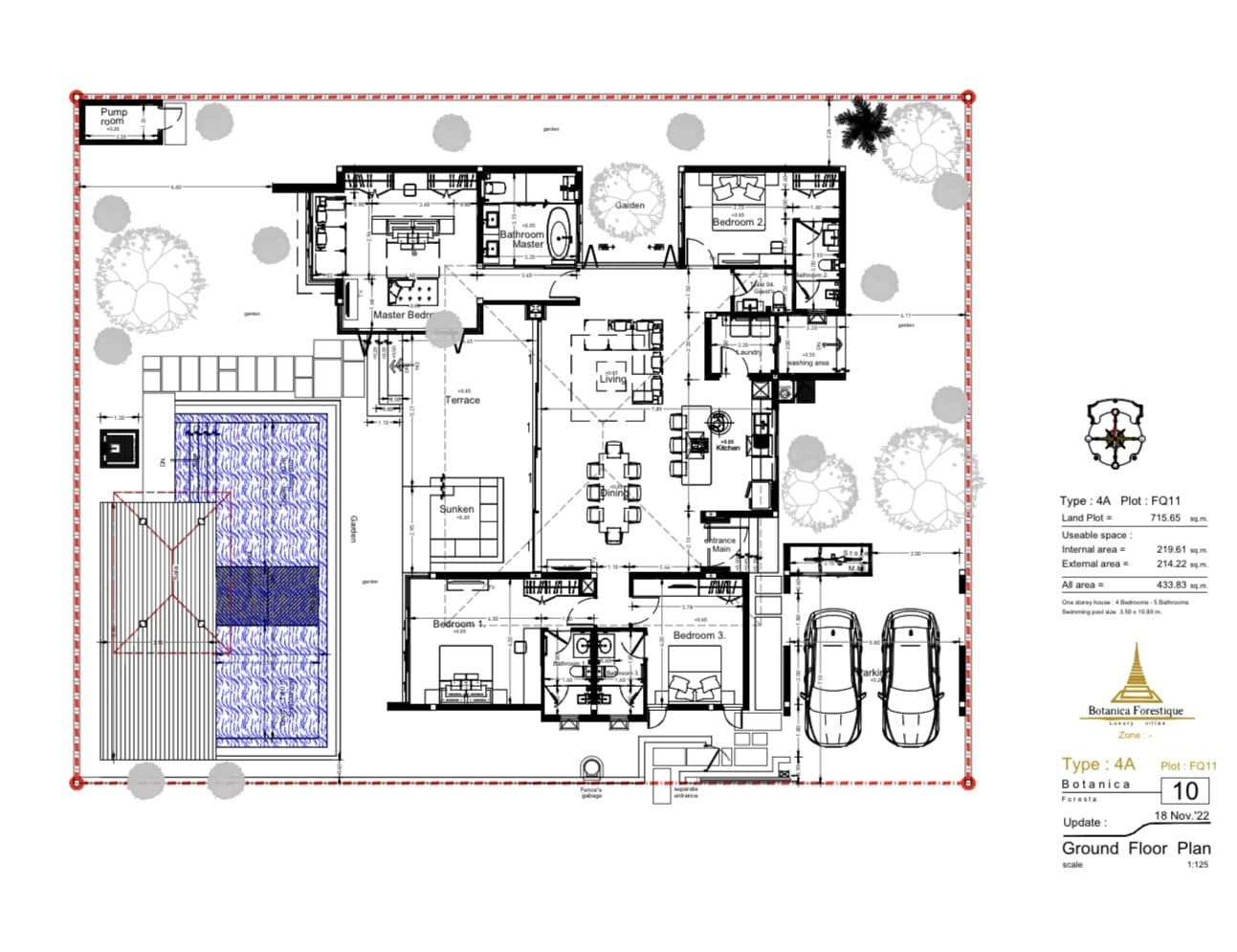 วิลลา 4 ห้องนอน (ID 156)