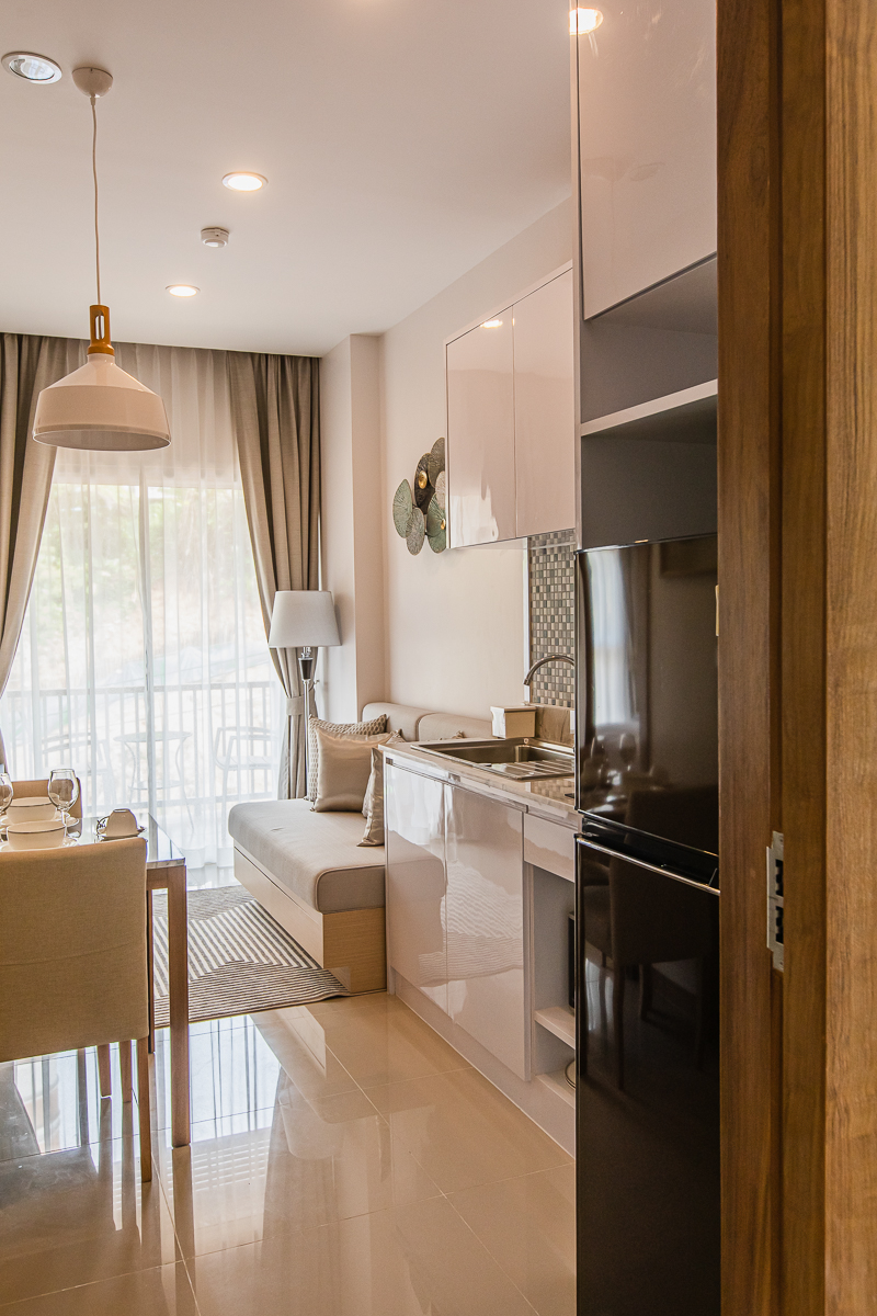 อพาร์ตเมนต์ 1 ห้องนอนพร้อมวิวทะเลในปาล์เมตโต 1 (ID 179)