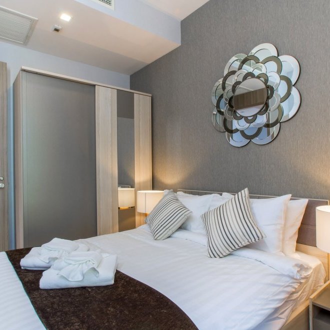 อพาร์ทเมนท์ 2 ห้องนอนในบ้านไม้ขาว (ID 134)