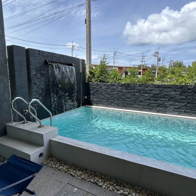 2 спальная вилла с бассейном в Чалонге (ID 1)