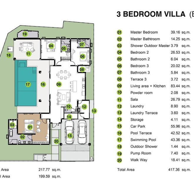 Villa The Breeze Villas for sale — unit B1 (ID 260)