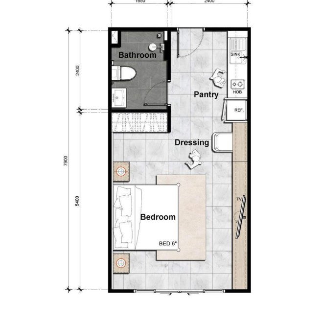 Продажа 1-спальной квартиры в Utopiya Max 32 м² (ID 444)