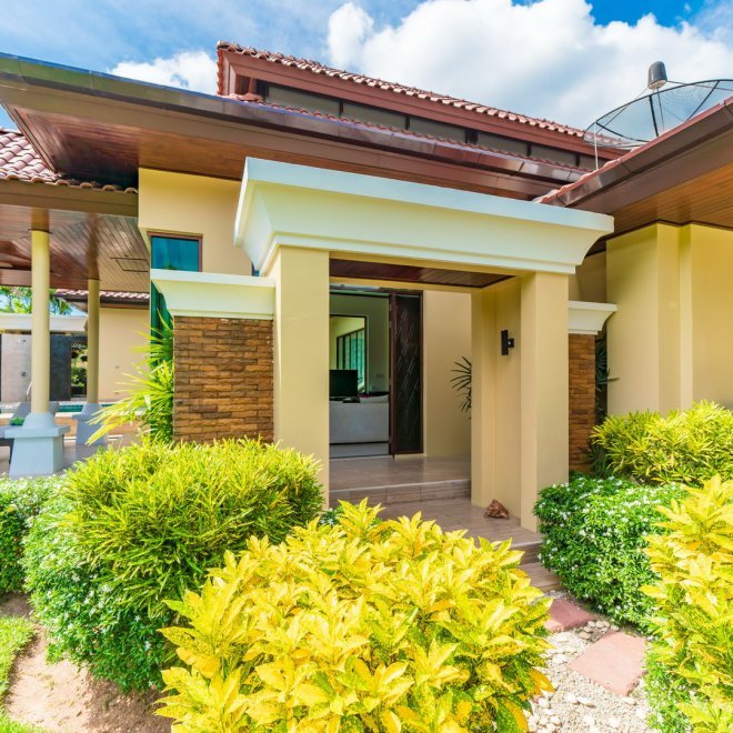 Аренда — роскошная вилла с 3+1 спальнями рядом с пляжем БангТао (ID 288)