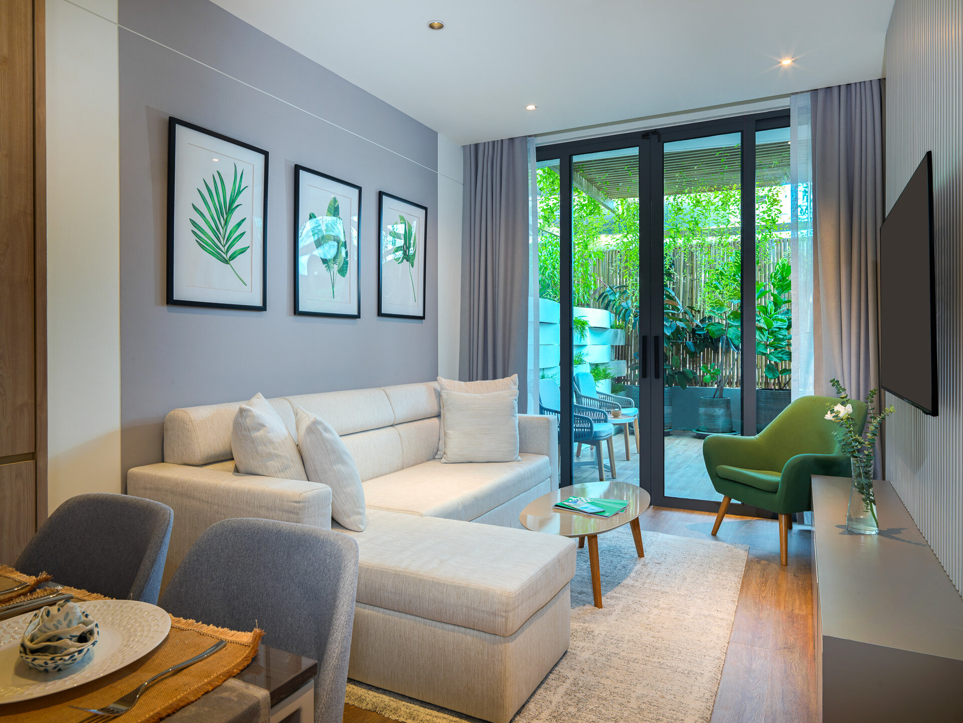 ลายันกรีนพาร์คเฟส 1—2 ห้องนอน (ID 146)