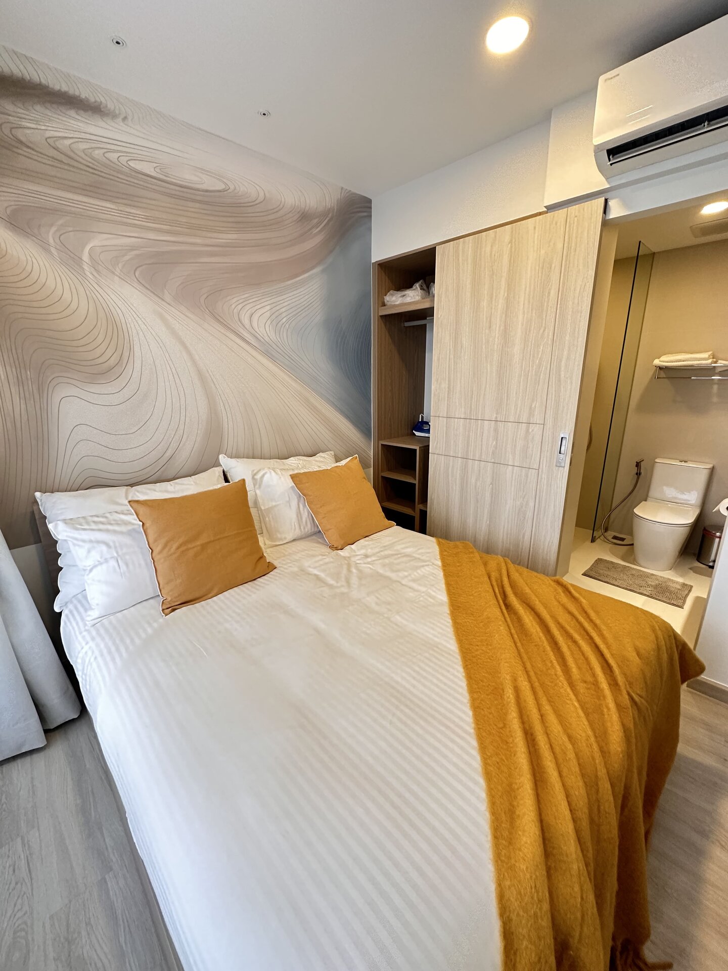 1 спальная квартира в SkyPark (ID 123)