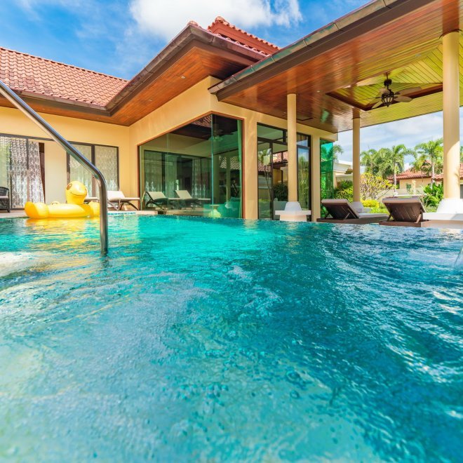 Аренда — роскошная вилла с 3+1 спальнями рядом с пляжем БангТао (ID 288)