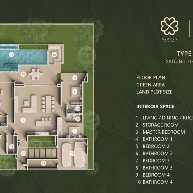 Продам виллу в Clover Residence, юнит B52 (ID 269)