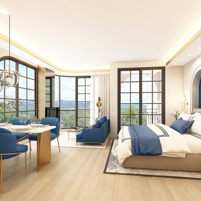 Above Element Condominium — 1 спальня, 35 м², юнит A427 (ID 473)