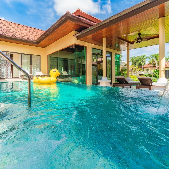 Аренда — роскошная вилла с 3+1 спальнями рядом с пляжем БангТао (ID 288)