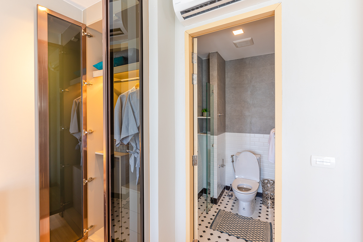 อพาร์ตเมนต์ 1 ห้องนอนพร้อมวิวทะเลในปาล์เมตโต 1 (ID 179)