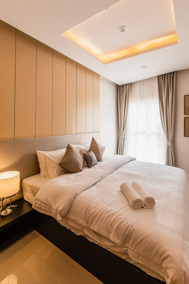 อพาร์ตเมนต์ 1 ห้องนอนพร้อมวิวทะเลในปาล์เมตโต 1 (ID 179)