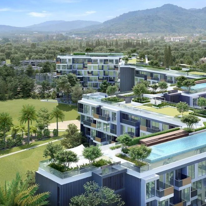 Сдается в аренду 1-комнатная квартира с видом на гольф-поле — Sky Park Laguna (ID 230)