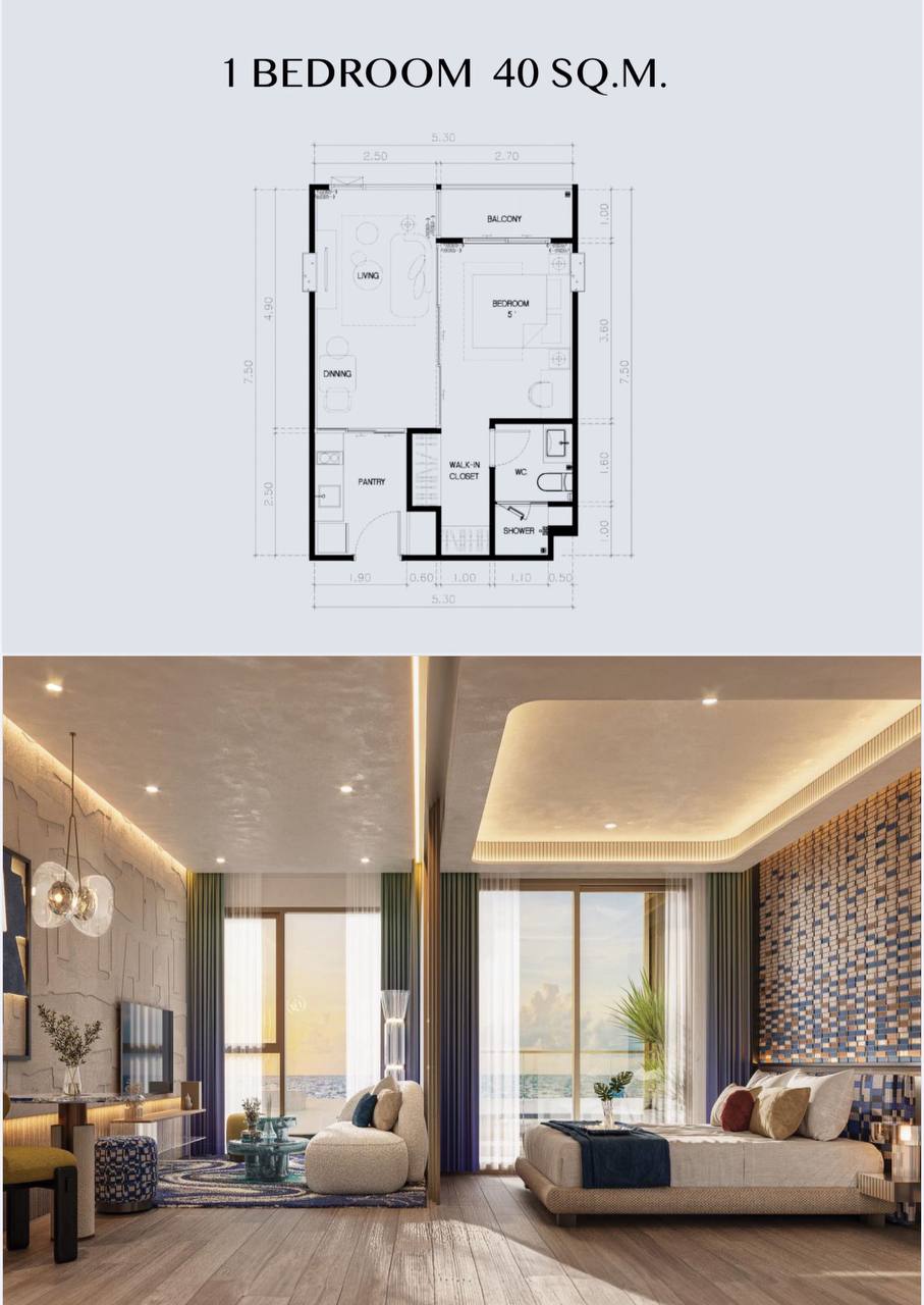 Продажа студии в Proud Rawai, юнит 402 (ID 482)