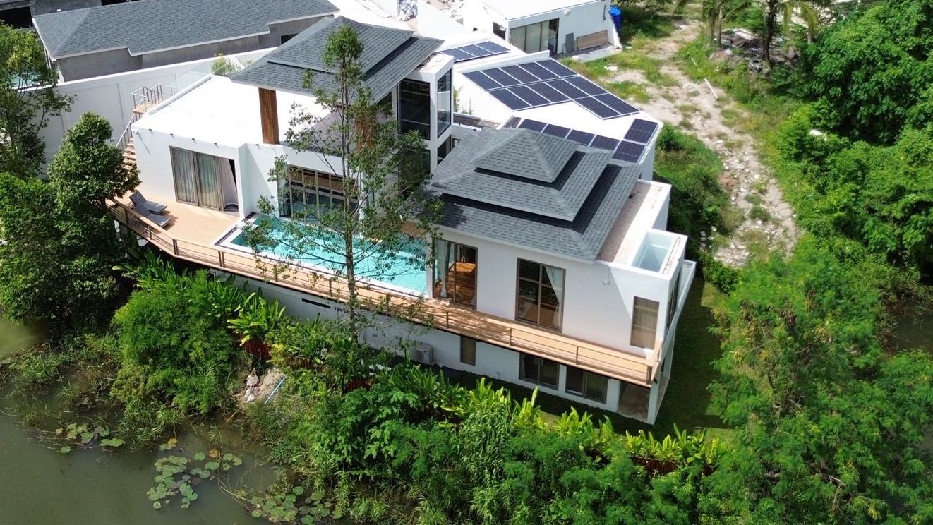 เลคฟร้อนท์วิลล่าบ้านมานิค-5 ห้องนอน (ID 155)